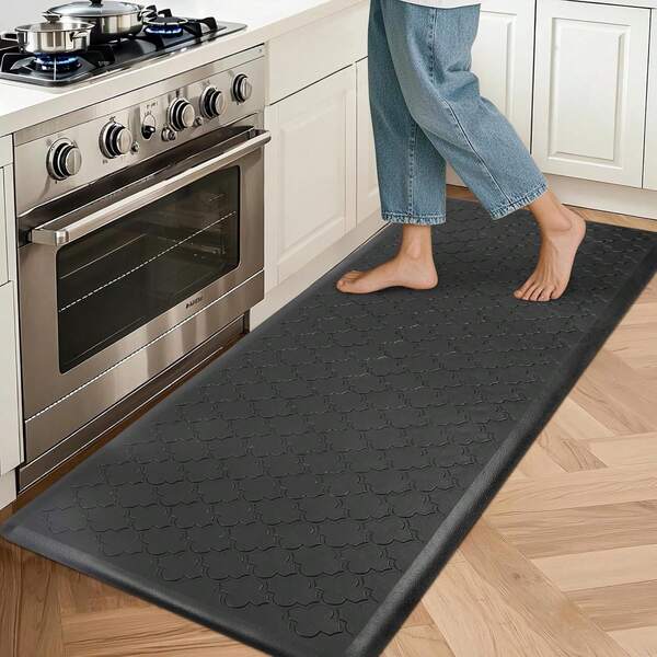 Pauwer Kitchen Mat For Home Decor Cushioned Anti Fatigue Comfort Floor Mat Waterproof Kitchen Rug Runner Laundry Room Rug Floor Carpet Heavy Duty Comfort Standing Mat Pads